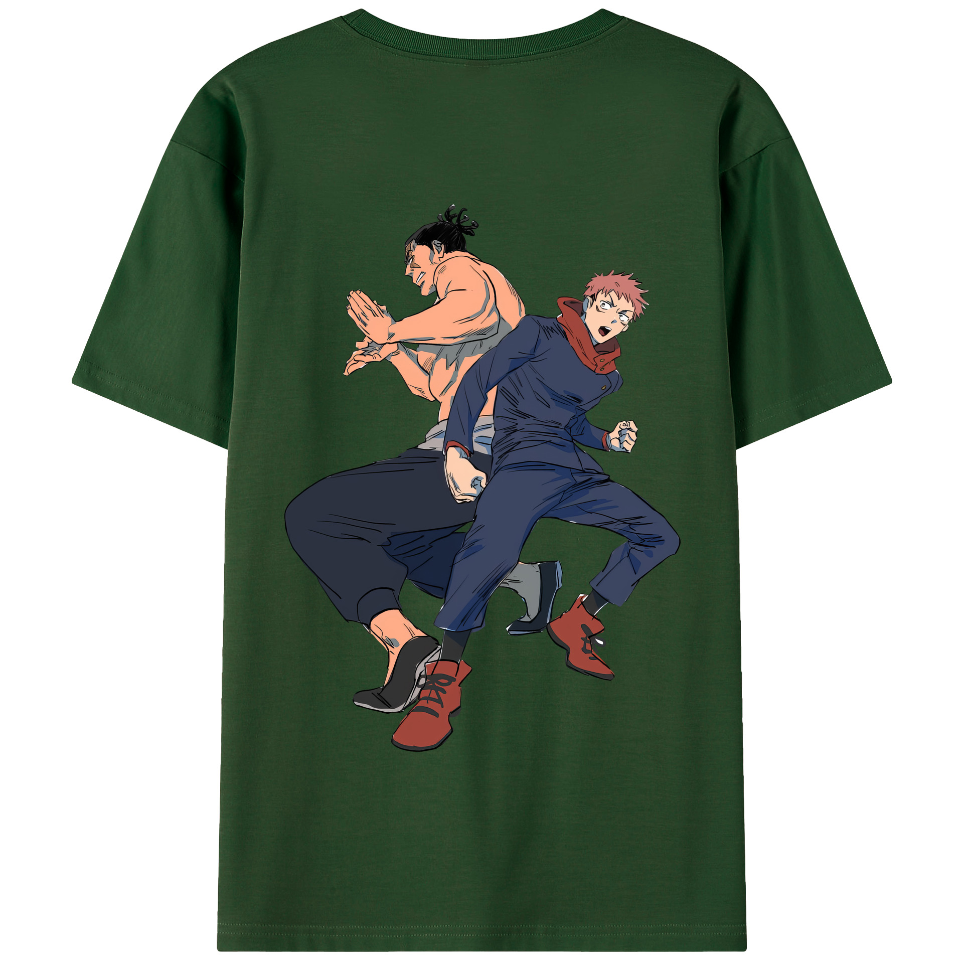 （画像用） 呪術廻戦 Jujutsu Kaisen 綿100％半袖Tシャツ（背面プリント）